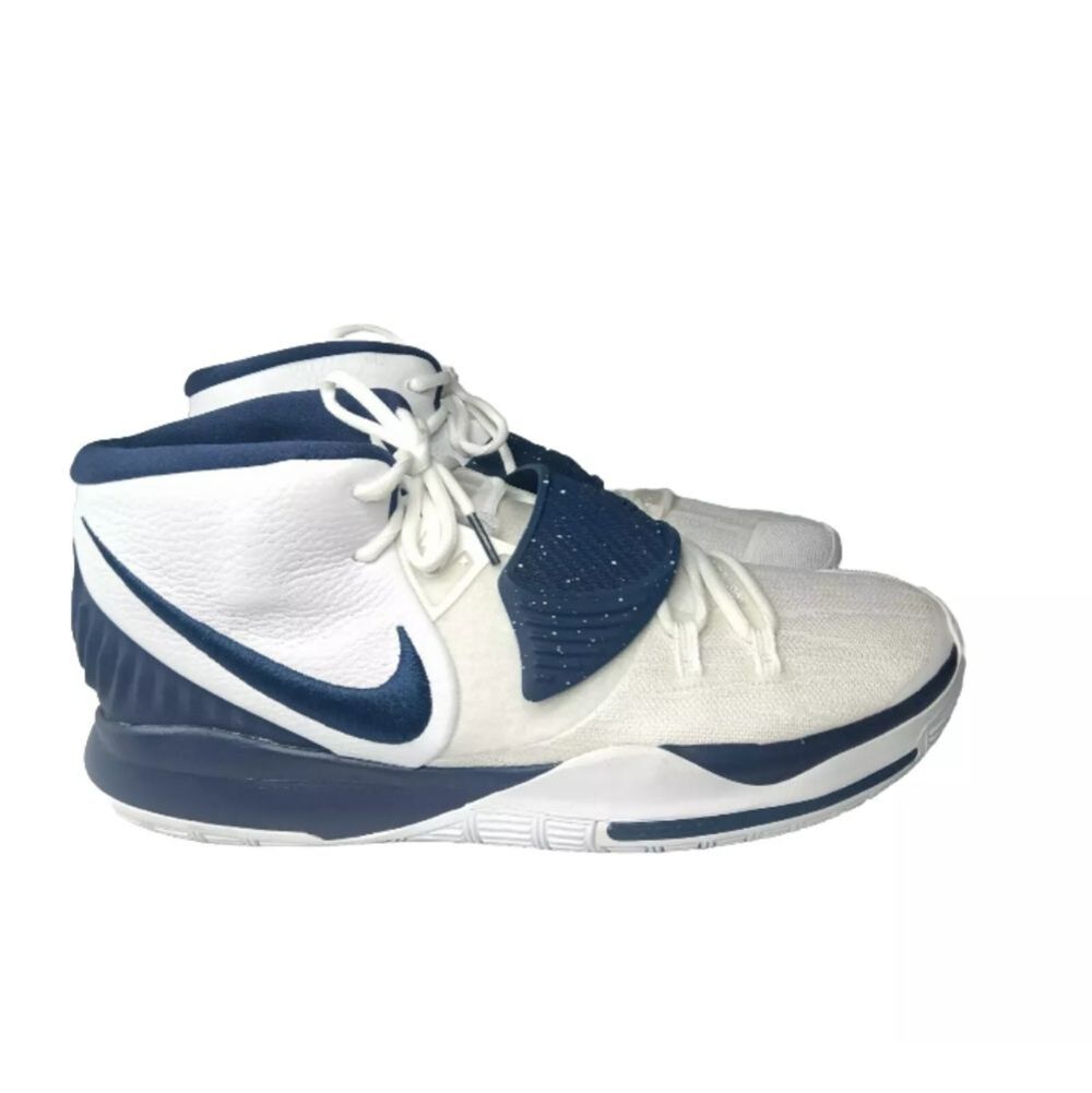 Nike Kyrie 6 TB White Midnight Navy Shoes Size 16